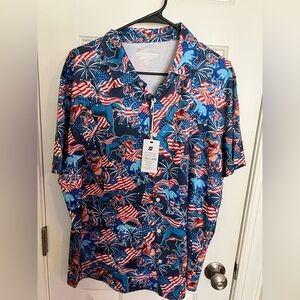 Men’s Patriotic Collared shirt